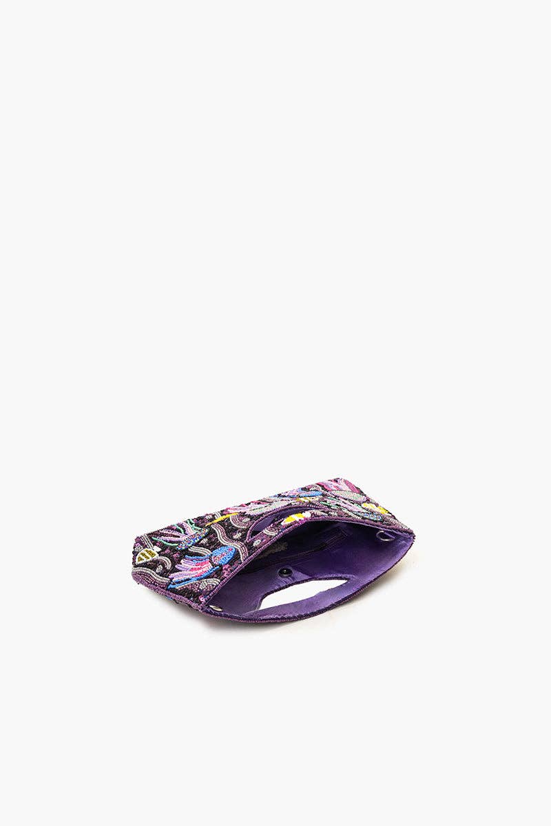 Jelly Fish Beaded Handheld Clutch - America & Beyond