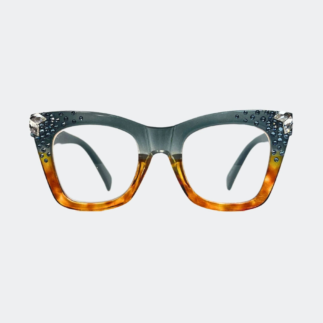 AYLANI: Blue Denim - Jimmy Crystal New York