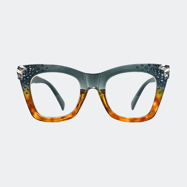 AYLANI: Blue Denim - Jimmy Crystal New York