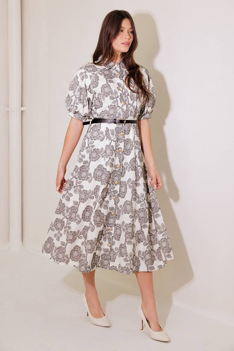 The Heritage Bloom Midi Dress