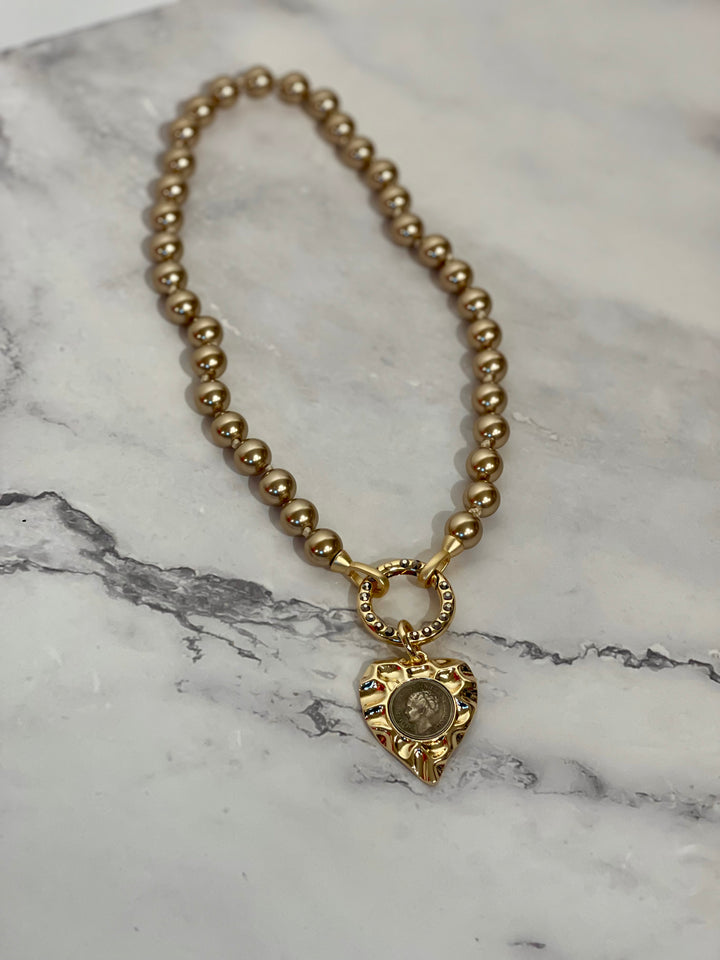 Wilhelmina Heirloom Heart Necklace