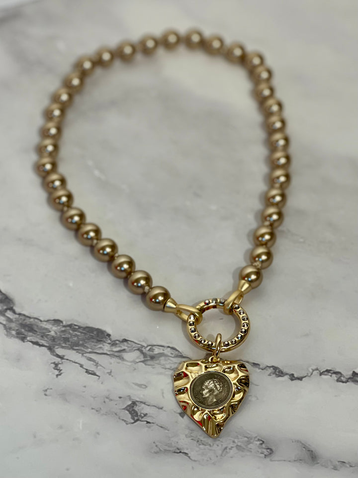 Wilhelmina Heirloom Heart Necklace