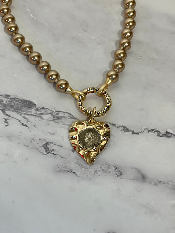Wilhelmina Heirloom Heart Necklace