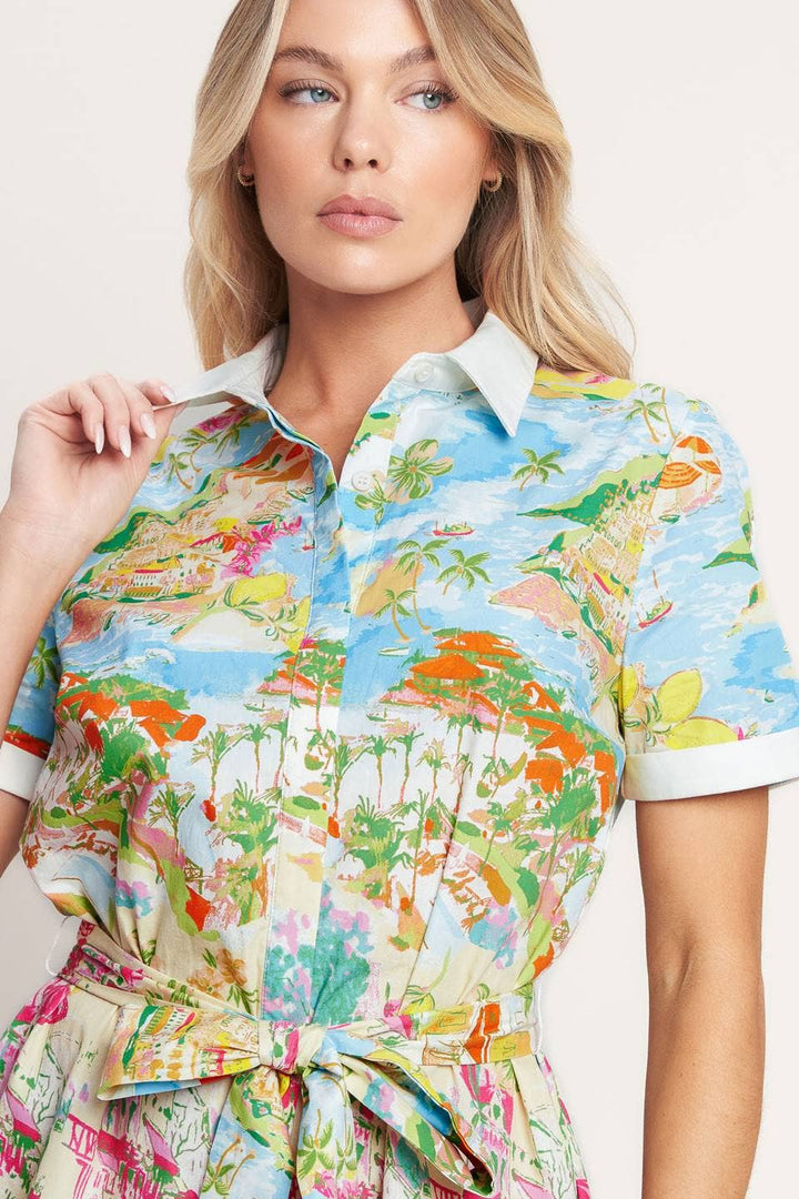 The Riviera Postcard Dress