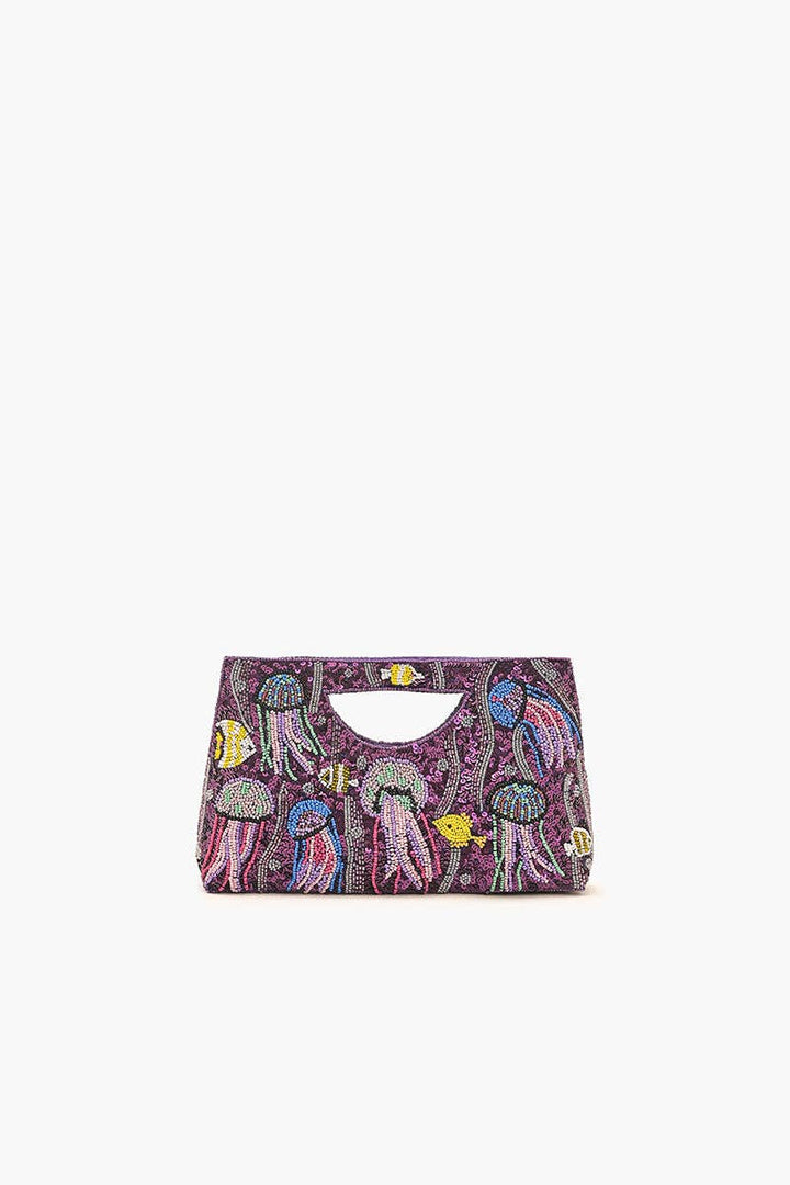 Jelly Fish Beaded Handheld Clutch - America & Beyond