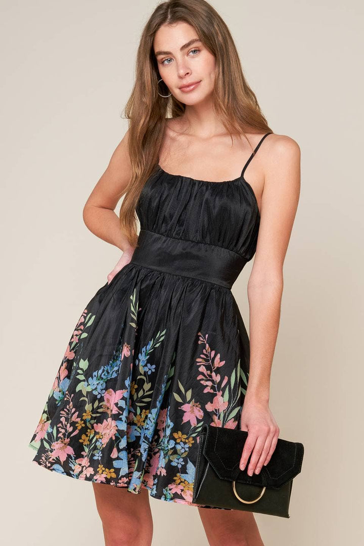 Midnight Wildflower Dress