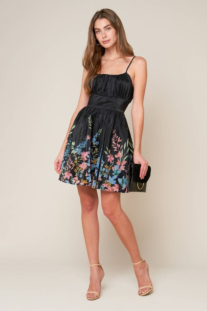 Midnight Wildflower Dress