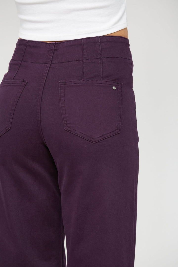 Plum Perfect High-Rise Wide Leg Jeans – Mica Denim
