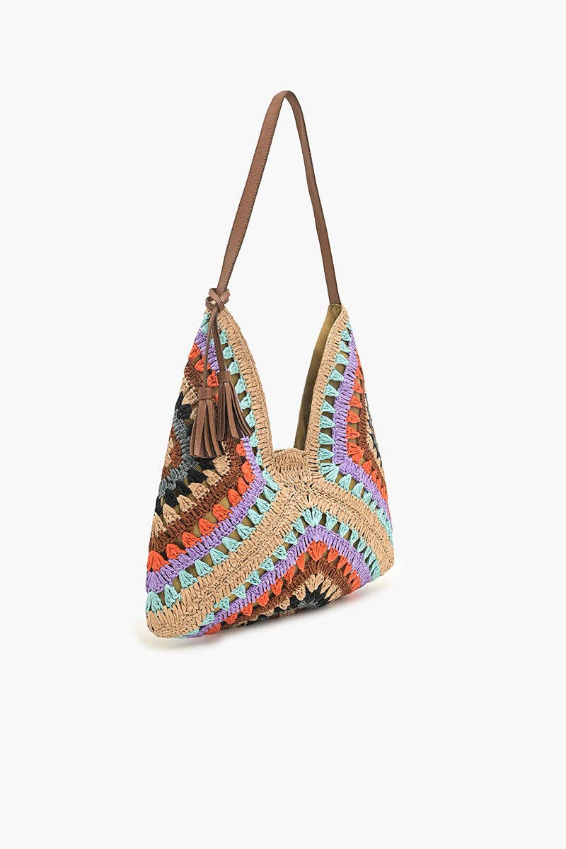 Raffia Hobo Bag - America & Beyond