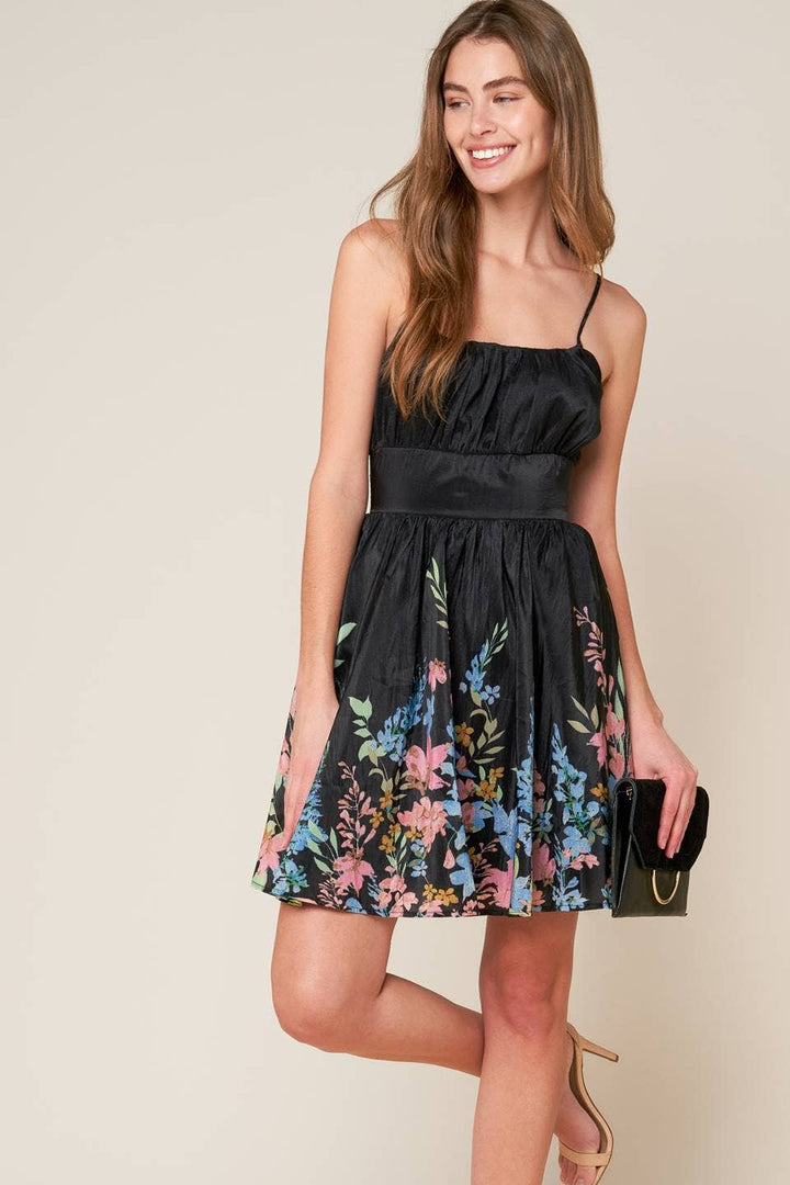 Midnight Wildflower Dress