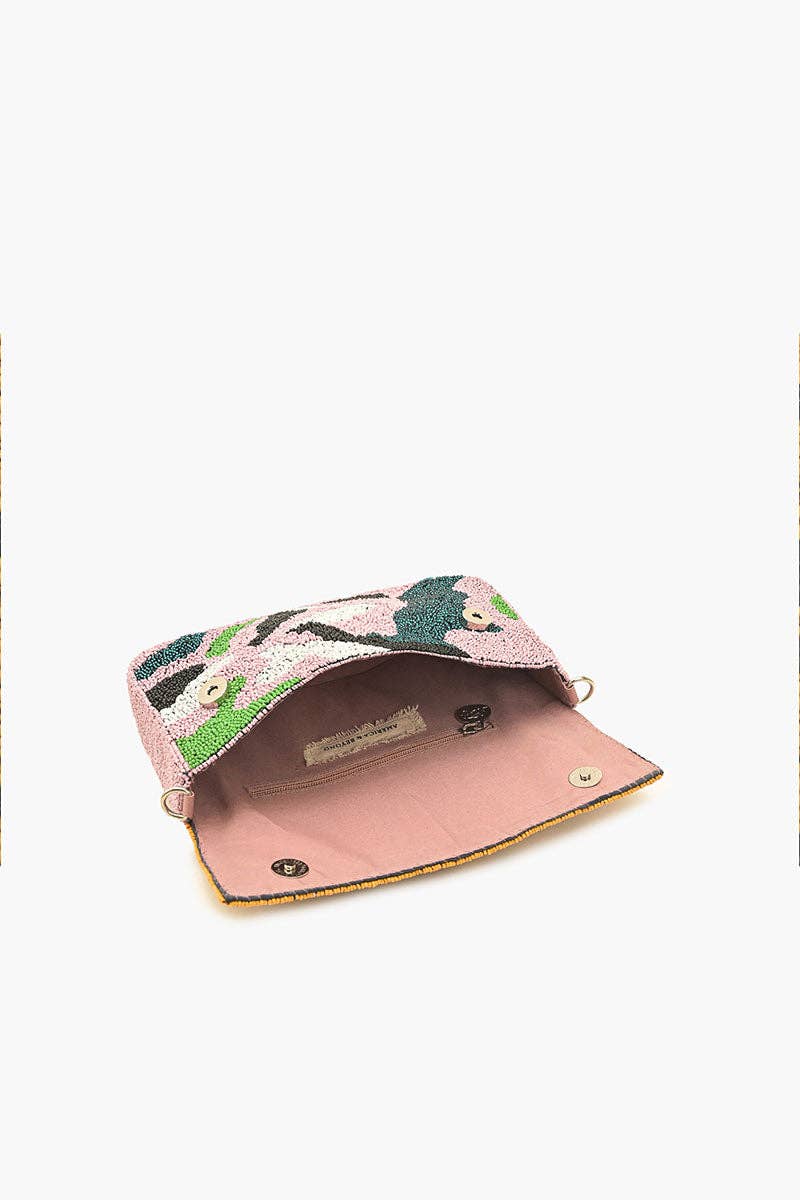 Mixed Animal Beaded Shoulder Bag - America & Beyond