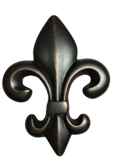 Fleur-de-Lis Oil Rubbed Bronze Knob - New Orleans Knob