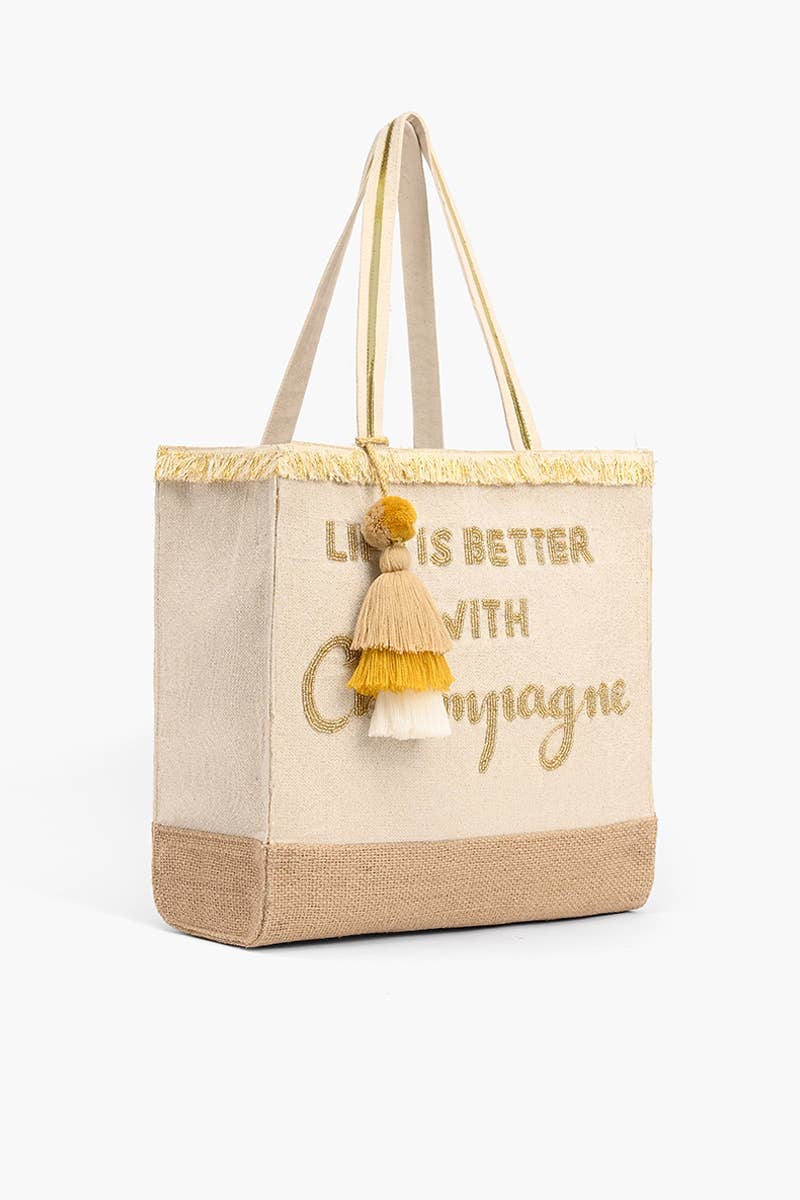 Champagne Forever Tote - America & Beyond