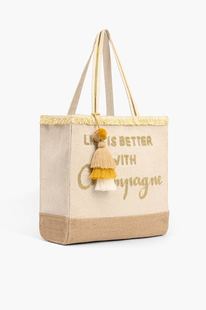 Champagne Forever Tote - America & Beyond