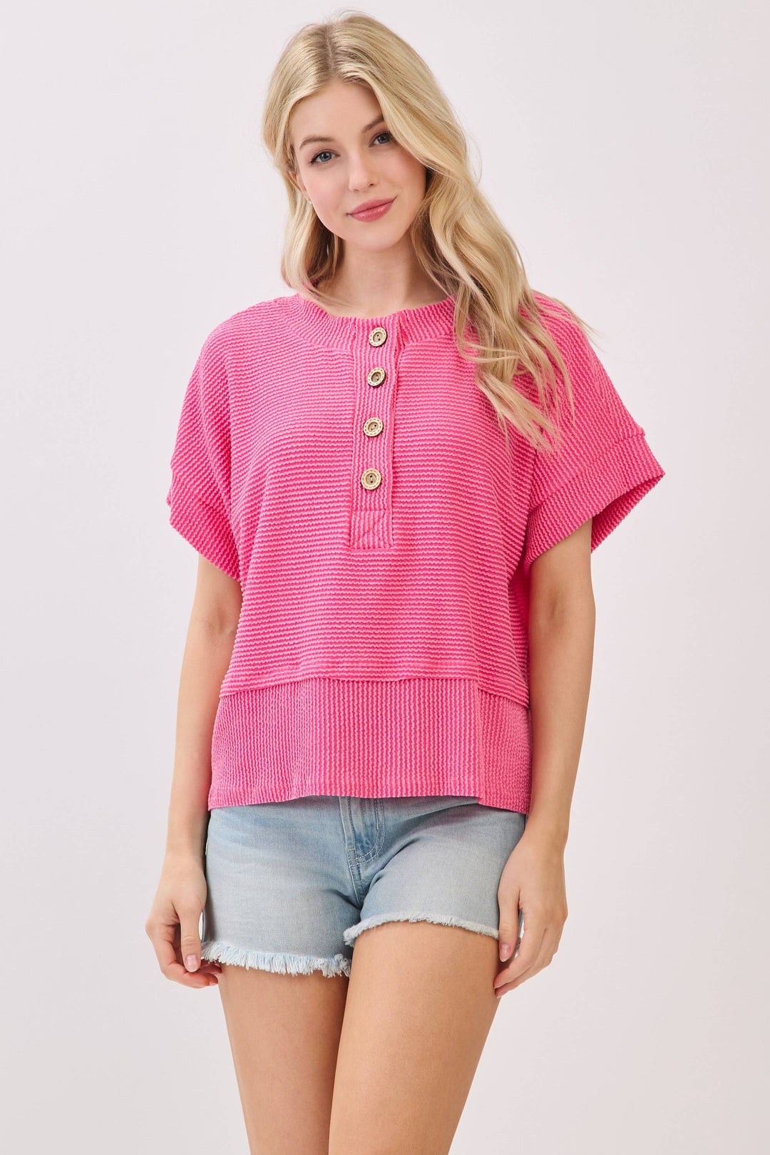 The Sunset Coast Henley Top