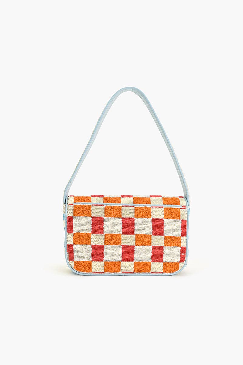 Sunset Check Shoulder Bag - America & Beyond