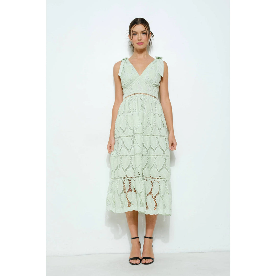 The Willow Lace Midi Dress