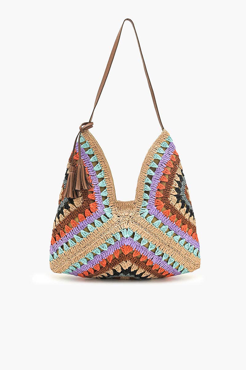Raffia Hobo Bag - America & Beyond