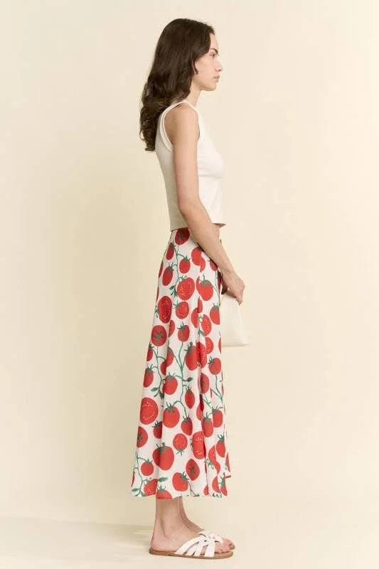 The Pomodoro Maxi Skirt