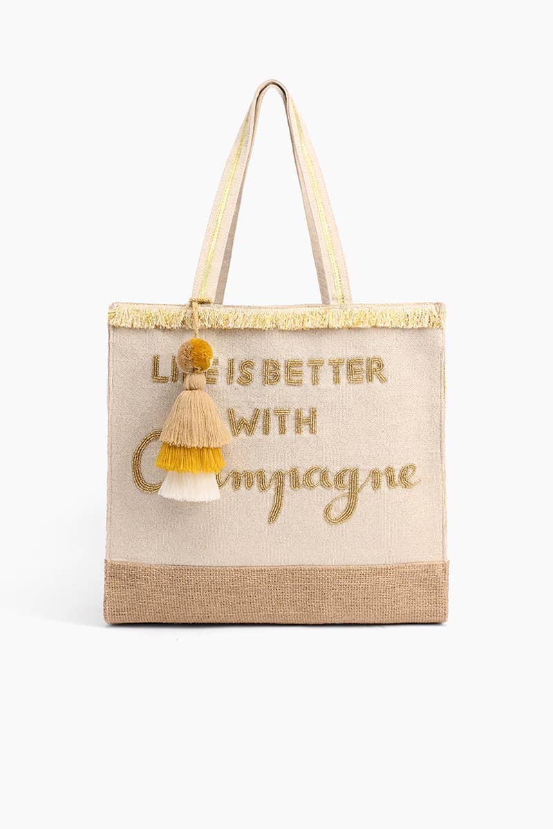 Champagne Forever Tote - America & Beyond