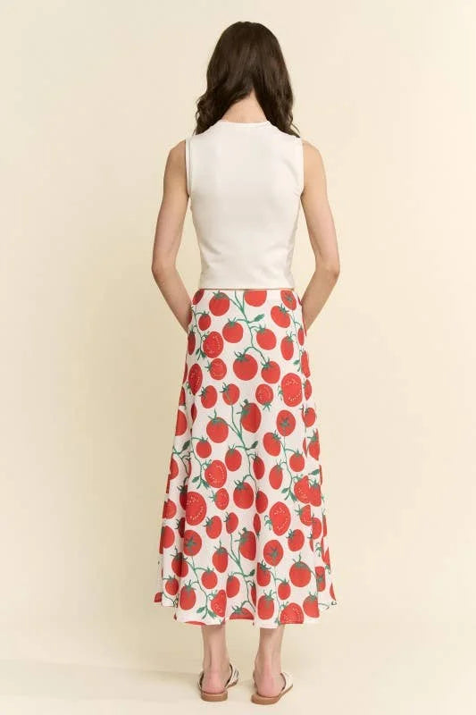 The Pomodoro Maxi Skirt