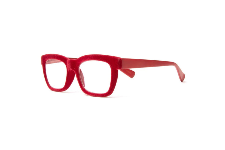 Dubai Red Velvet Unisex Reading Glasses - eyejets
