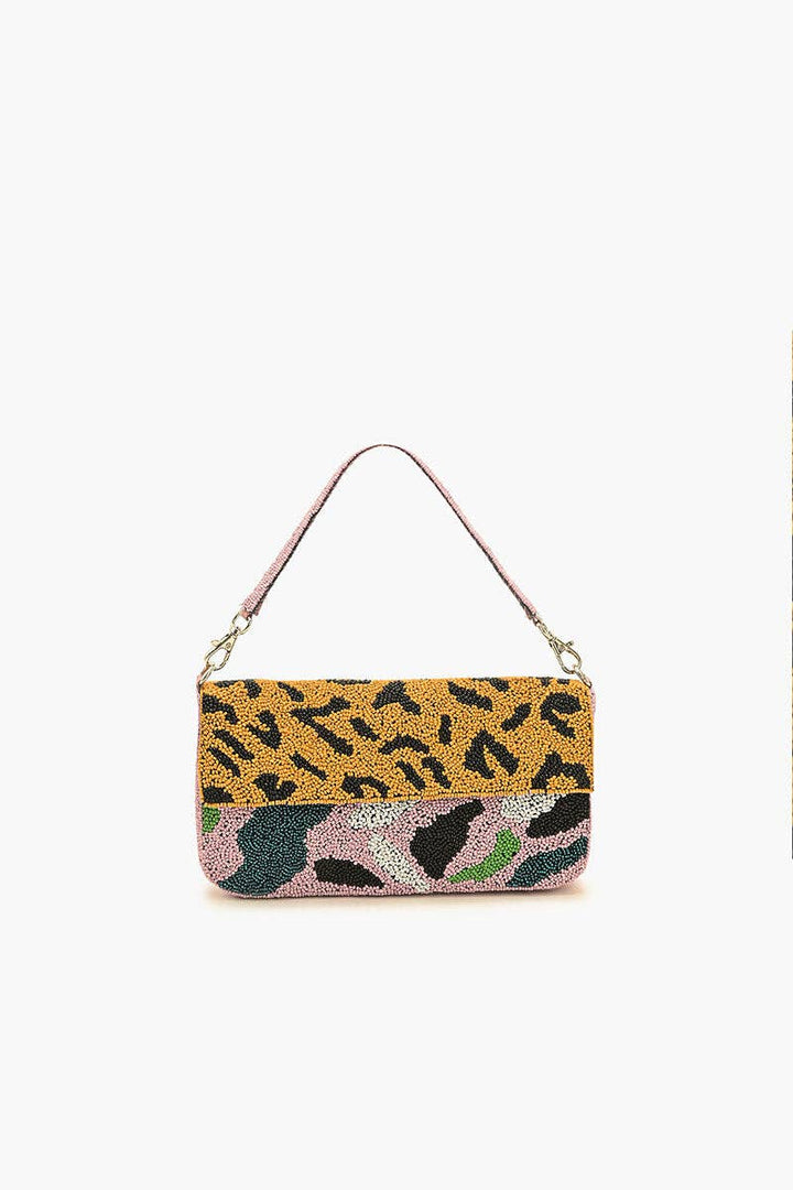 Mixed Animal Beaded Shoulder Bag - America & Beyond