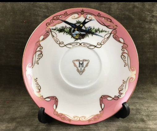 Pink Havisham Choke Insult Cup and Saucer - Miss Havisham Curiosities