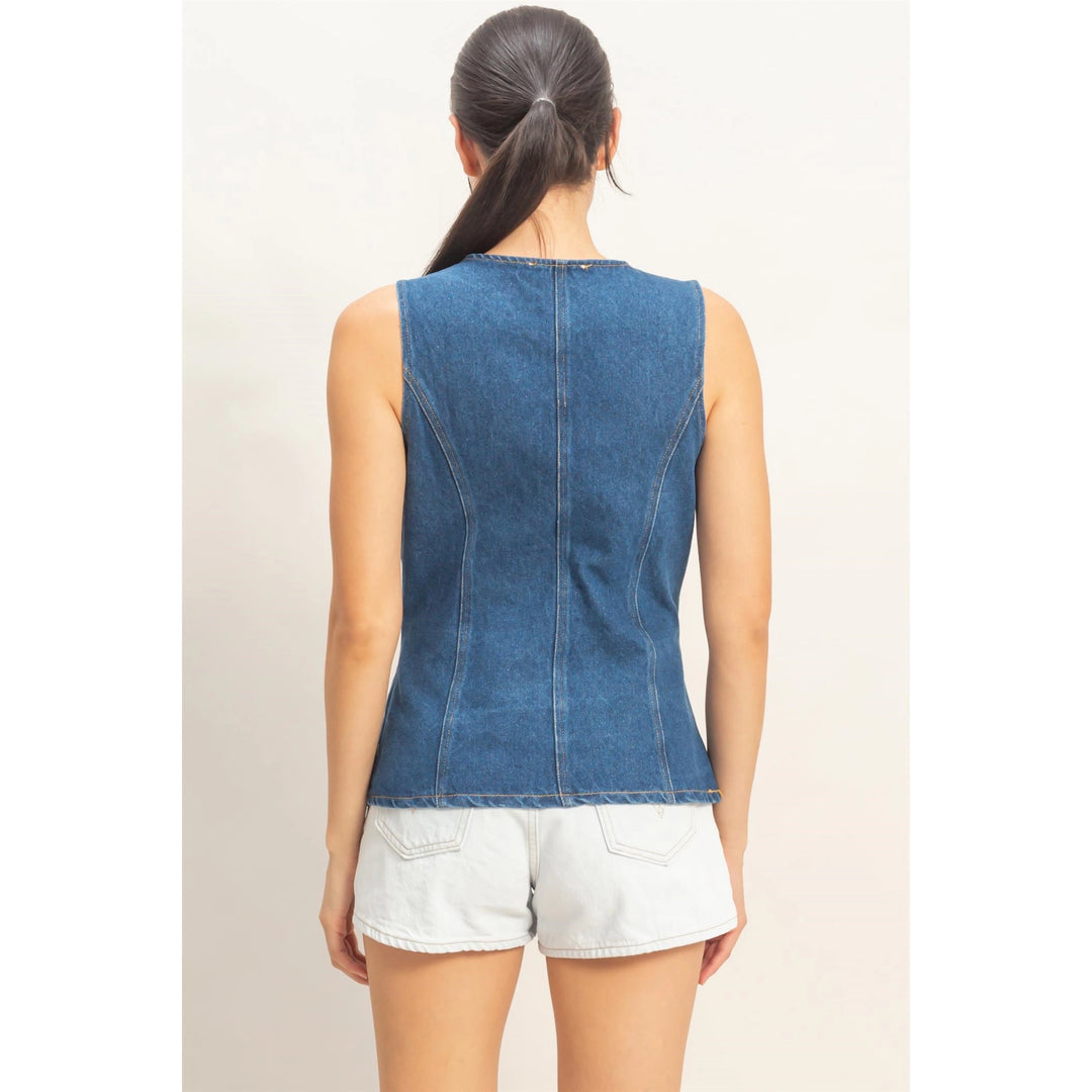 The Camden Denim Vest