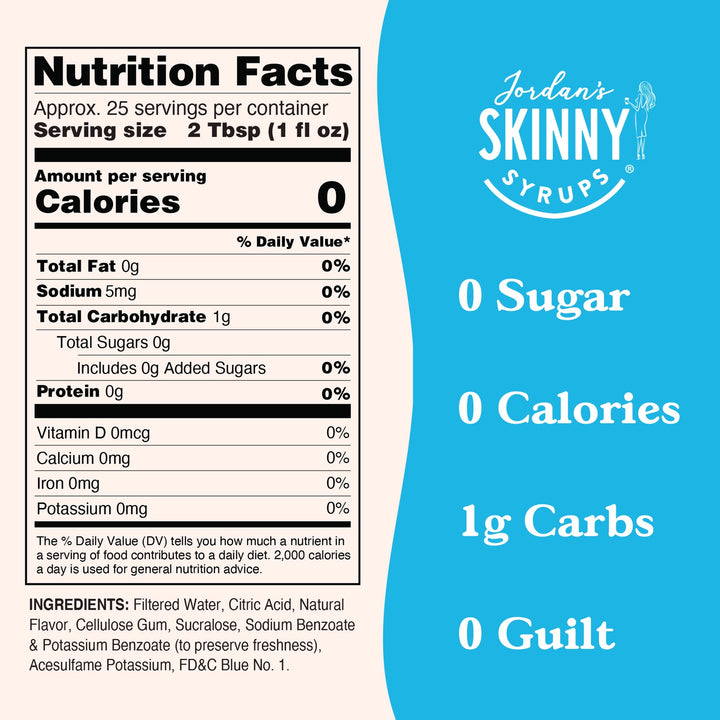 Genie Syrup - Jordan's Skinny Mixes - Sugar Free