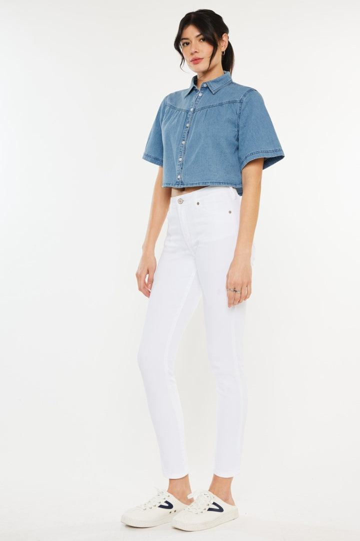 Cassiopeia High Rise Ankle Skinny Jeans Kancan