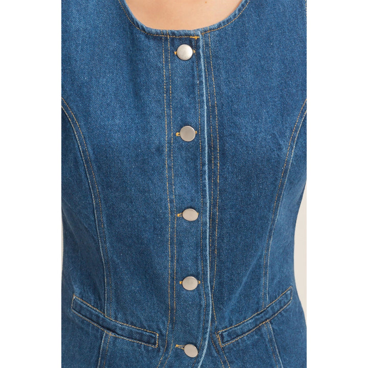 The Camden Denim Vest