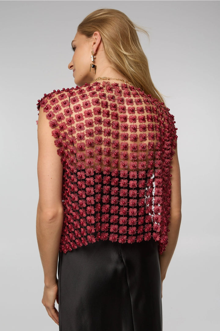 Floral Shell Pearl Capelet - SACCHI