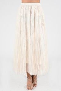 Samantha Tulle Maxi Skirt