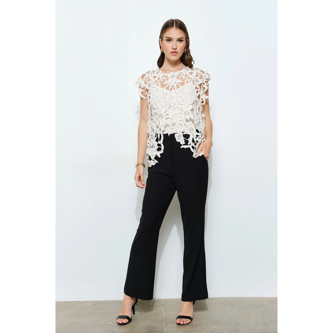 The Evening Muse Lace Top