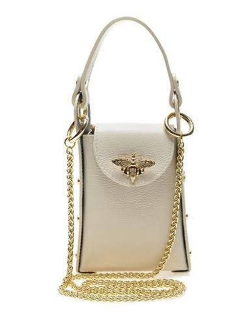 L'Abeille Tall Bag in Creamy White