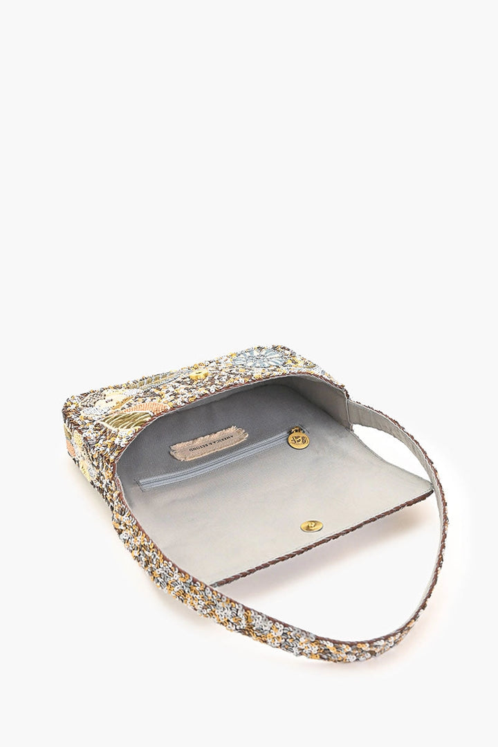 Golden Hour Shimmer Shoulder Bag - America & Beyond