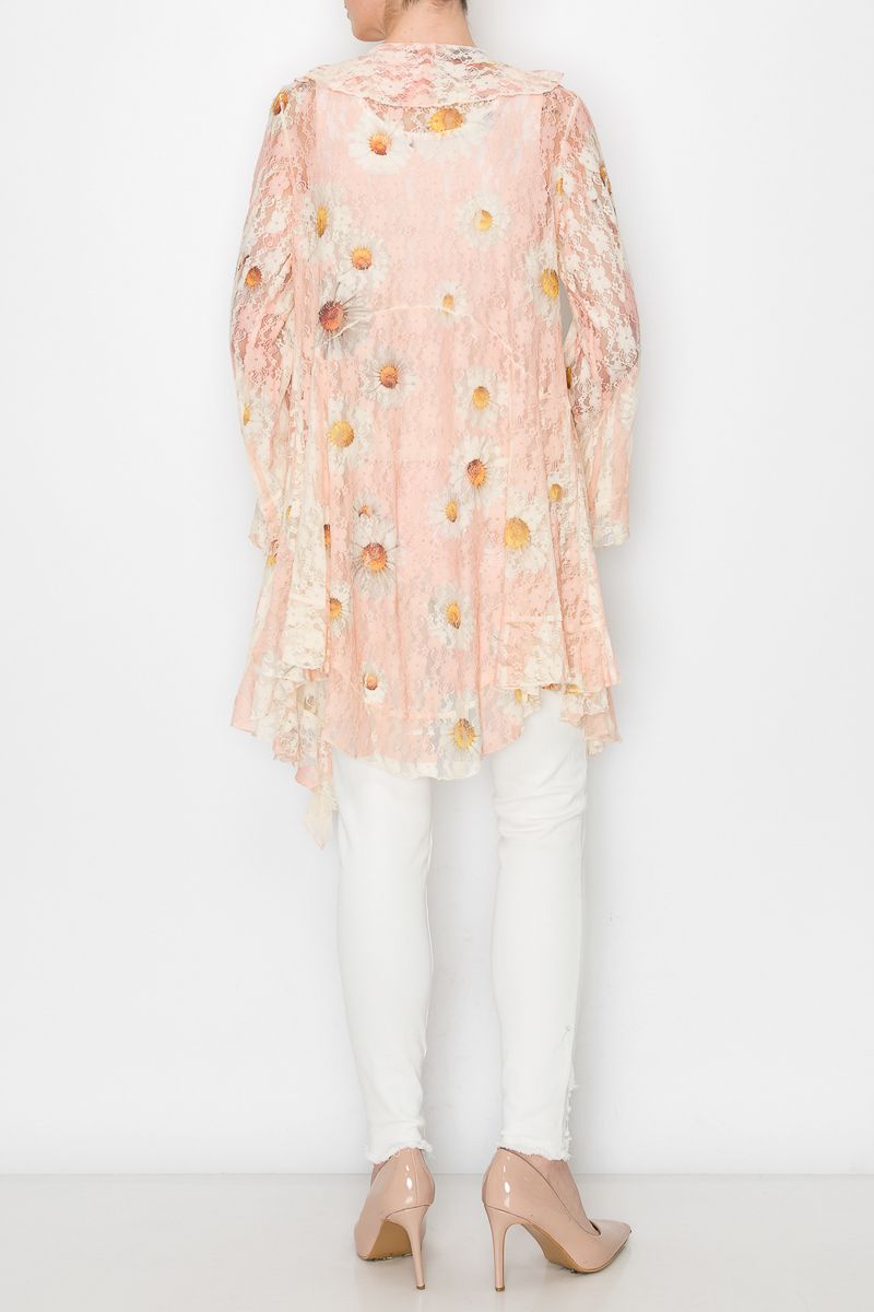 Blush & Bloom Lace Cardigan