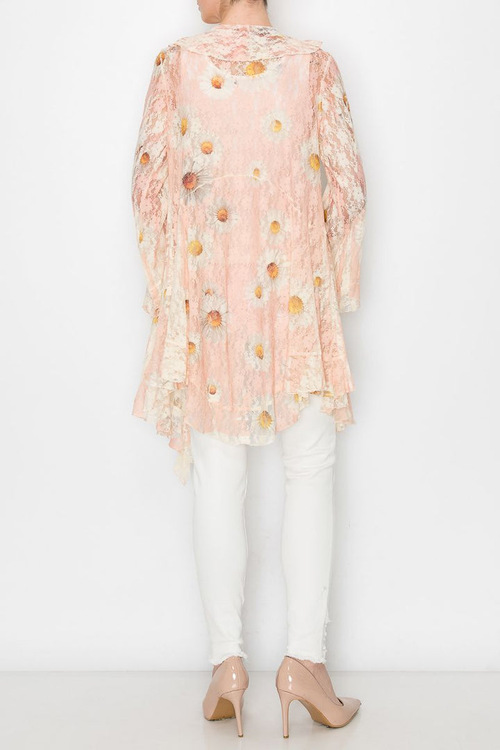Blush & Bloom Lace Cardigan