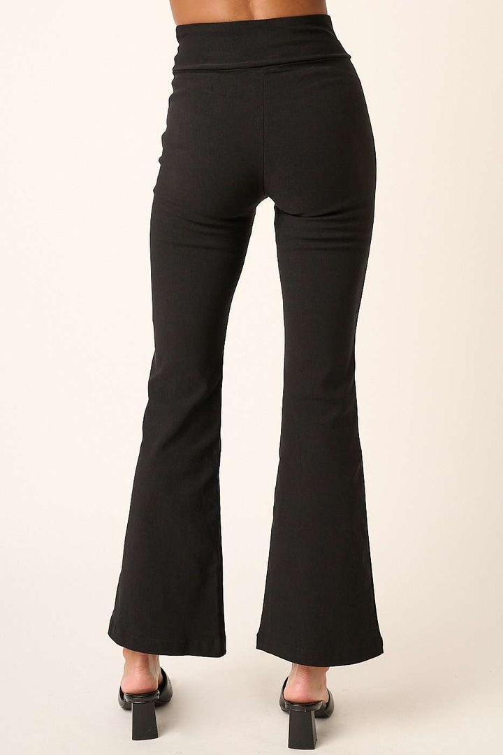 The Noir V-Waist Flare Pant
