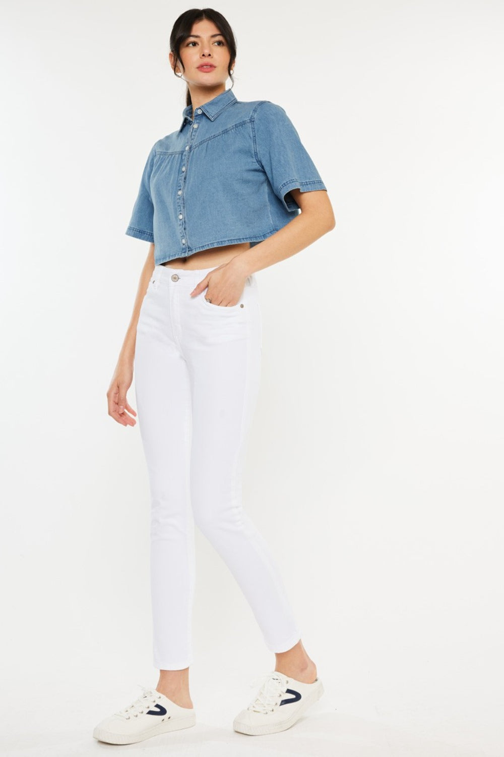 Cassiopeia High Rise Ankle Skinny Jeans Kancan