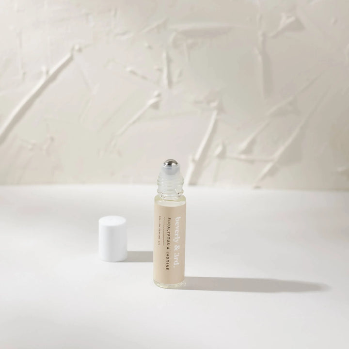 Eucalyptus & Jasmine - Natural Roll-on Perfume Oil - Beverly and 3rd Candle Co.