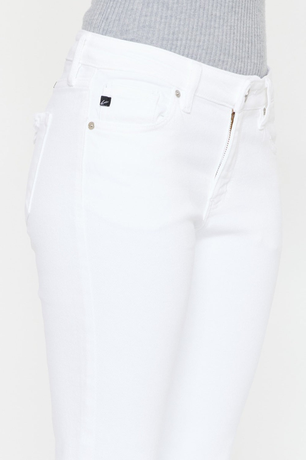 Lily Mid Rise Ankle Skinny Jeans Kancan