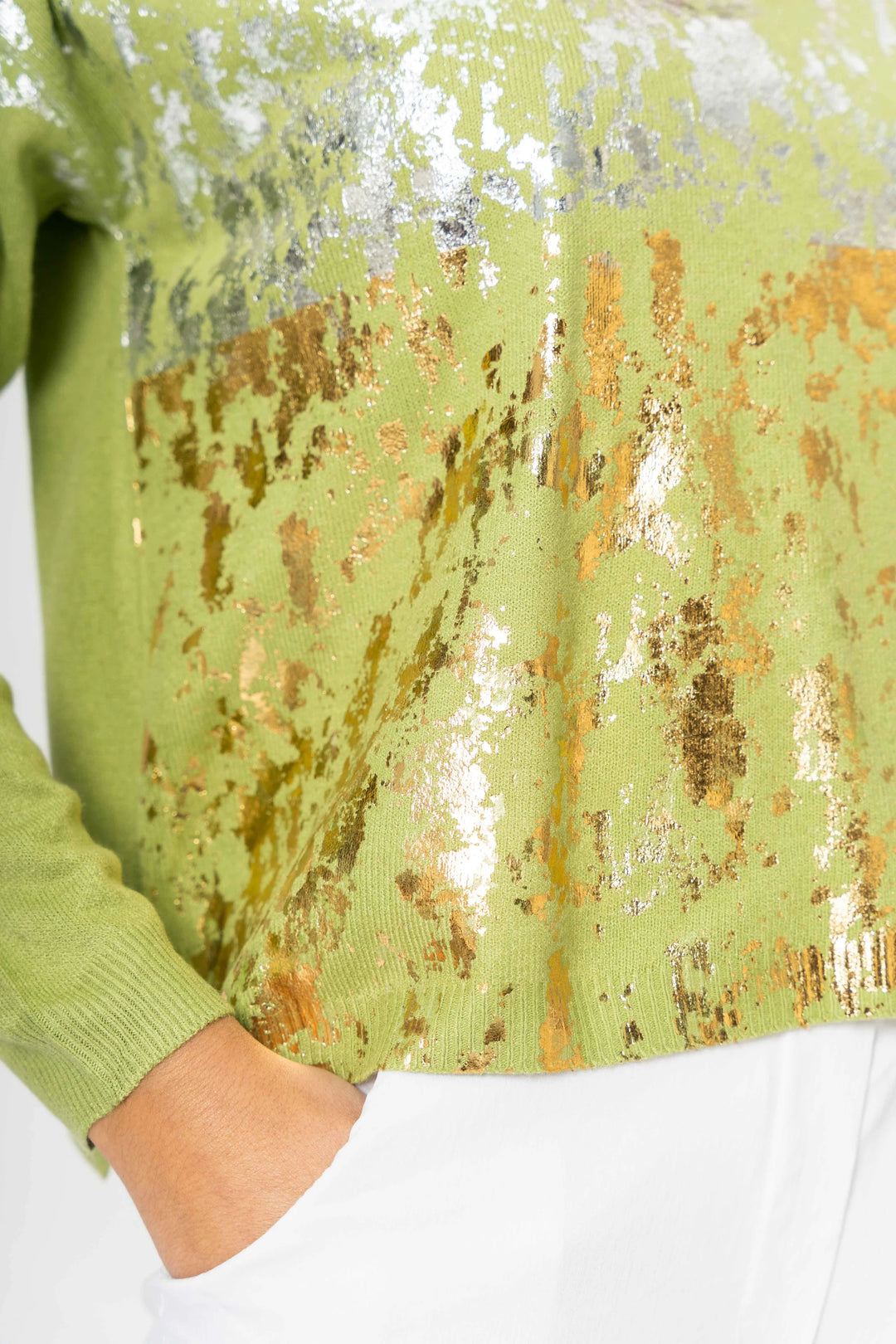 The Gilded Edge Sweater - ONE SIZE