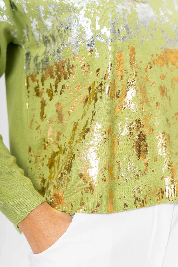 The Gilded Edge Sweater - ONE SIZE