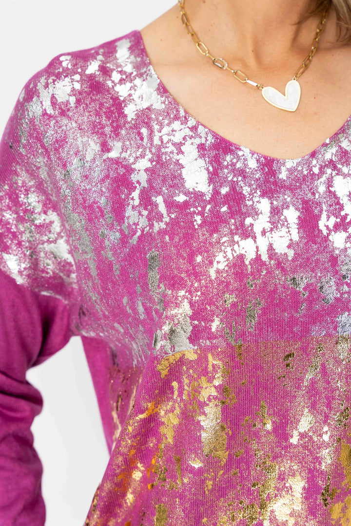 The Gilded Edge Sweater - ONE SIZE