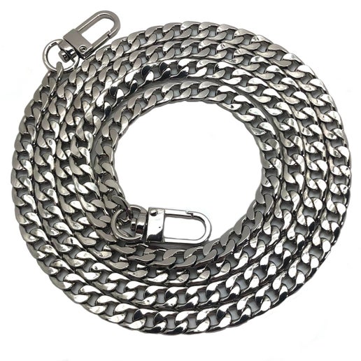 Gunmetal Chain Bag Strap