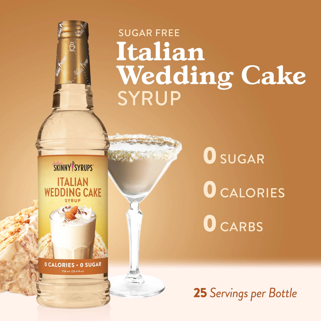 Italian Wedding Cake Skinny Syrup