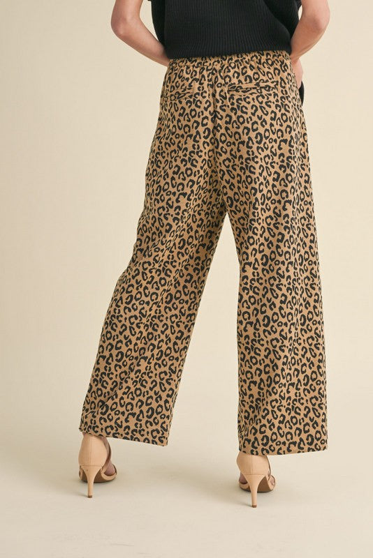 Sunrise Leopard Wide Leg Pants