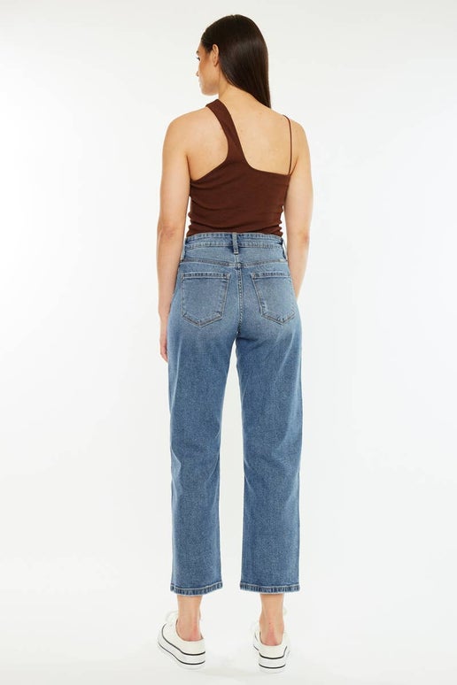 Jordana High Rise True Straight Leg Jeans